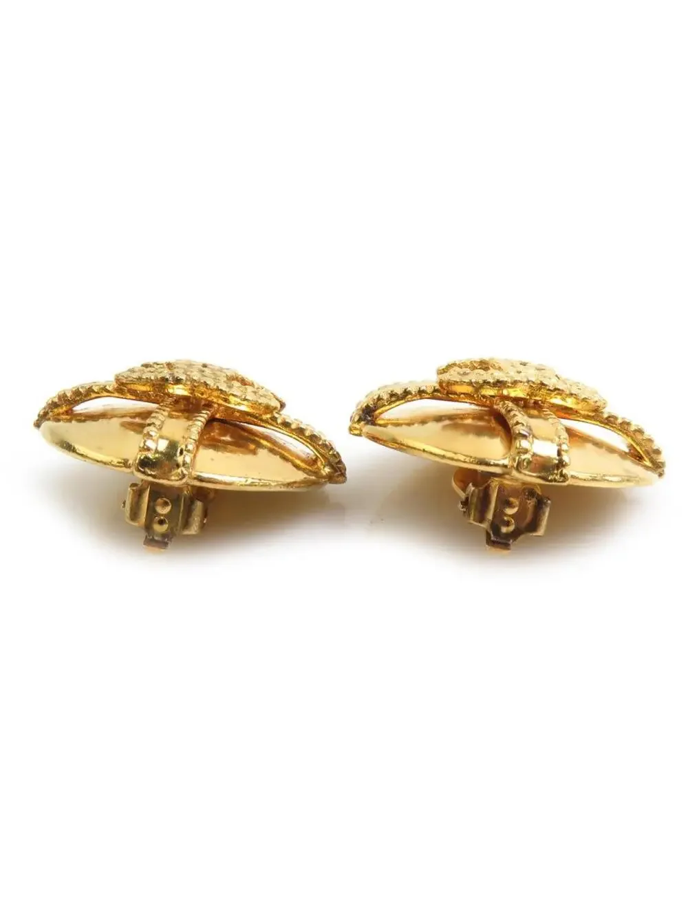 Auth Chanel Vintage Cc Logo Clip On #303118C38B